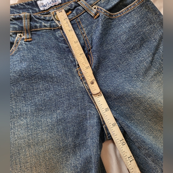 Santa Barbara Jeans, circa 2003, y2k era, size 1, denim jeans with embellishment - Picture 9 of 11